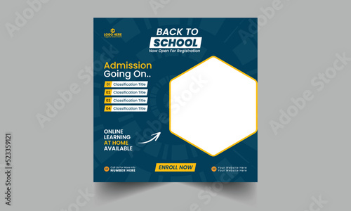 School Social Media Post Template