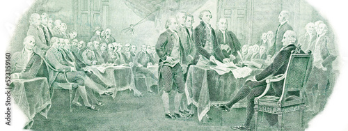 Fotografija Declaration of independence from the U