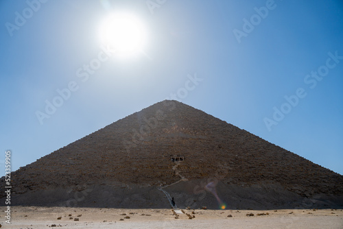 Pyramids of Dashur, Pink Pyramid, Bent Pyramid, Egypt photo