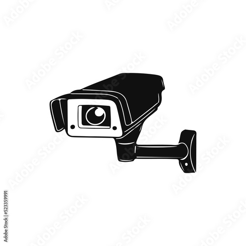vector illustration cctv with concept