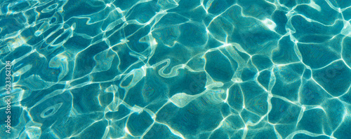 Crystal clear water at the beach