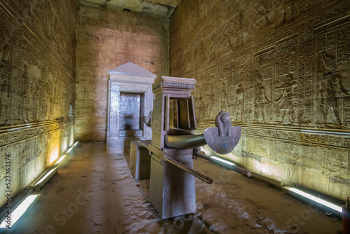Tableau sur toile Temple of Edfu, Temple of Horus, Egypt