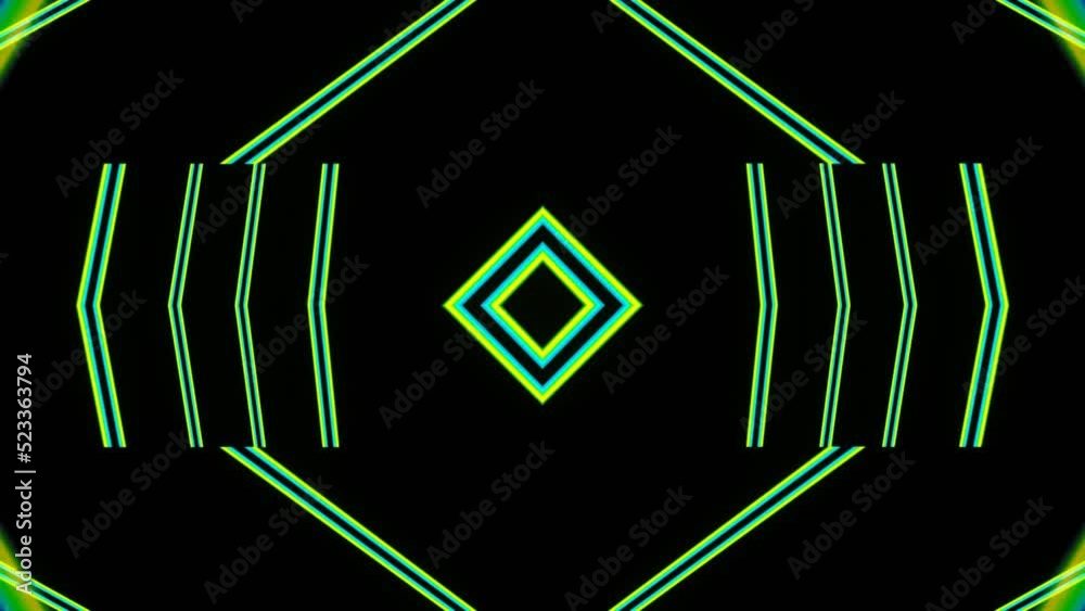 Geometric glow ornament psychedelic background Geometric glow ornament psychedelic background