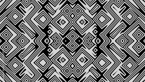 Black and white seamless pattern bakcground