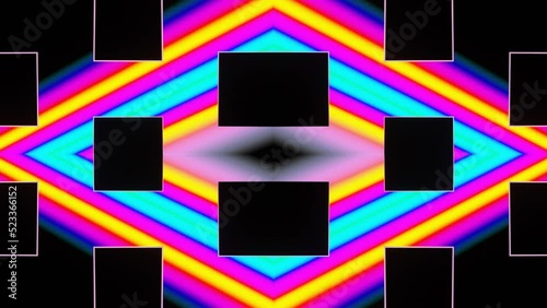 Animated background with squares