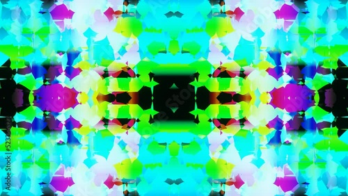 Bright background with color lights