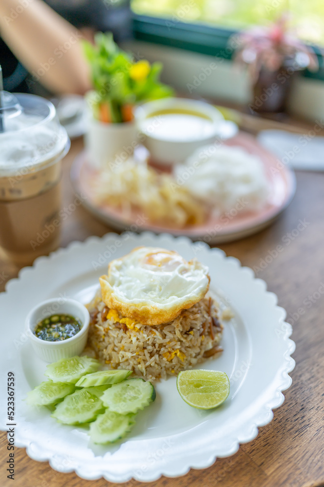 Chocolate Carrot Cake and Coffee at a Beautiful Garden Cafe in Seoul, South Korea
Chocolate Carrot Cake and Coffee at a Beautiful Garden Cafe in Seoul, South Korea