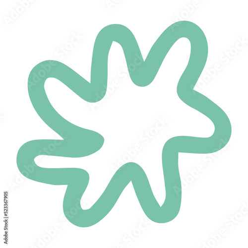 Wallpaper Mural Abstract shape boho art design vector modern and contemporary for wall art, wall decor, print, poster, frame, canvas and home decor. Torontodigital.ca