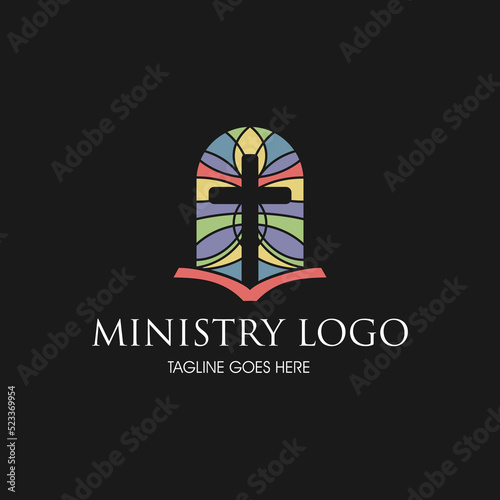 ministry premium logo designs concept 