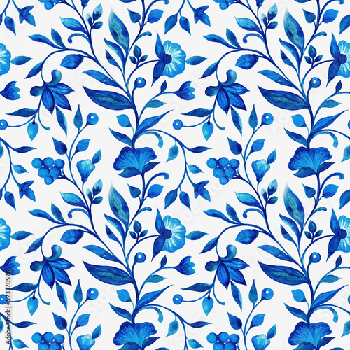 Seamless floral pattern. Fabric and packaging design.