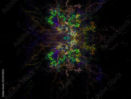 Imaginatory fractal abstract background Image