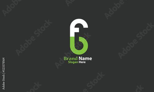 Alphabet letters Initials Monogram logo CF, FC, C and F