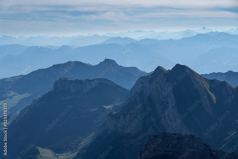 Fototapeta premium Schweiz am Säntis