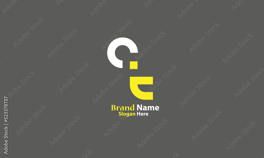 Alphabet letters Initials Monogram logo AT, TA, A and T Alphabet letters Initials Monogram logo AT, TA, A and T