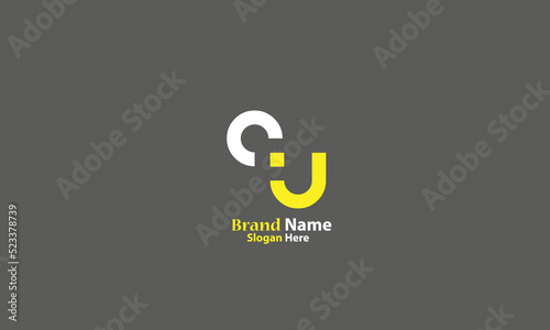 Alphabet letters Initials Monogram logo AU, UA, A and U