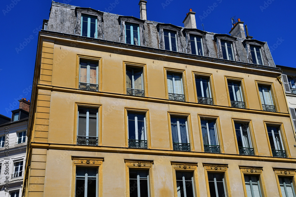 Versailles; France - june 19 2022 : Versailles city centre