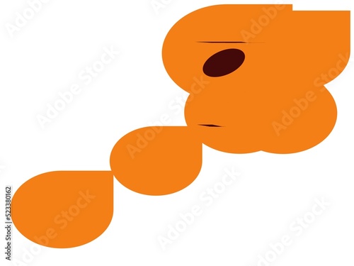 abstract drawing illustration blowing gum