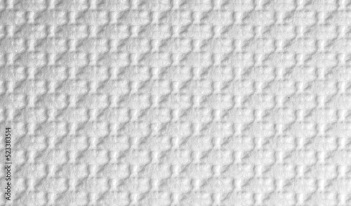 Creative white paper texture for printing - cross pattern textured background - paper with relief - large image in high resolution