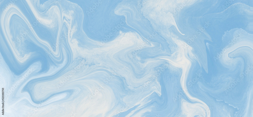abstract background with waves shades of blue water colors