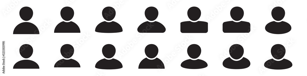 User icon in flat style, Person icon, User icon for web site, User sign vector illustration. User icon in flat style, Person icon, User icon for web site, User sign vector illustration.
