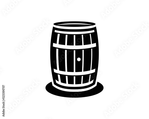 Barrel. Wooden keg, barrel icon. Line, glyph and filled outline colorful version, Beer barrel outline and filled vector sign. Bar symbol, logo illustration. 