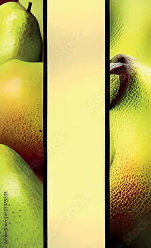 abstract background with fruits