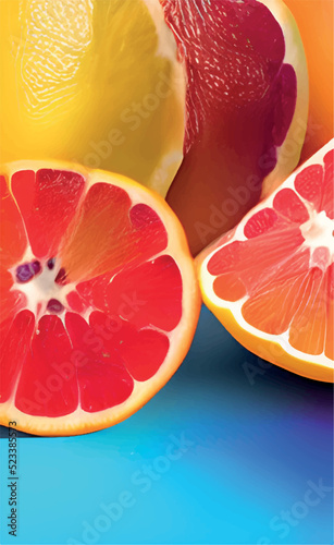 citrus fruit slices