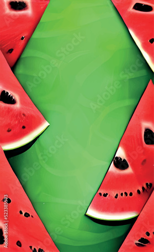 background of slices