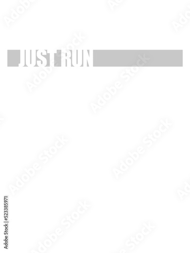 Streifen Logo Just Run 