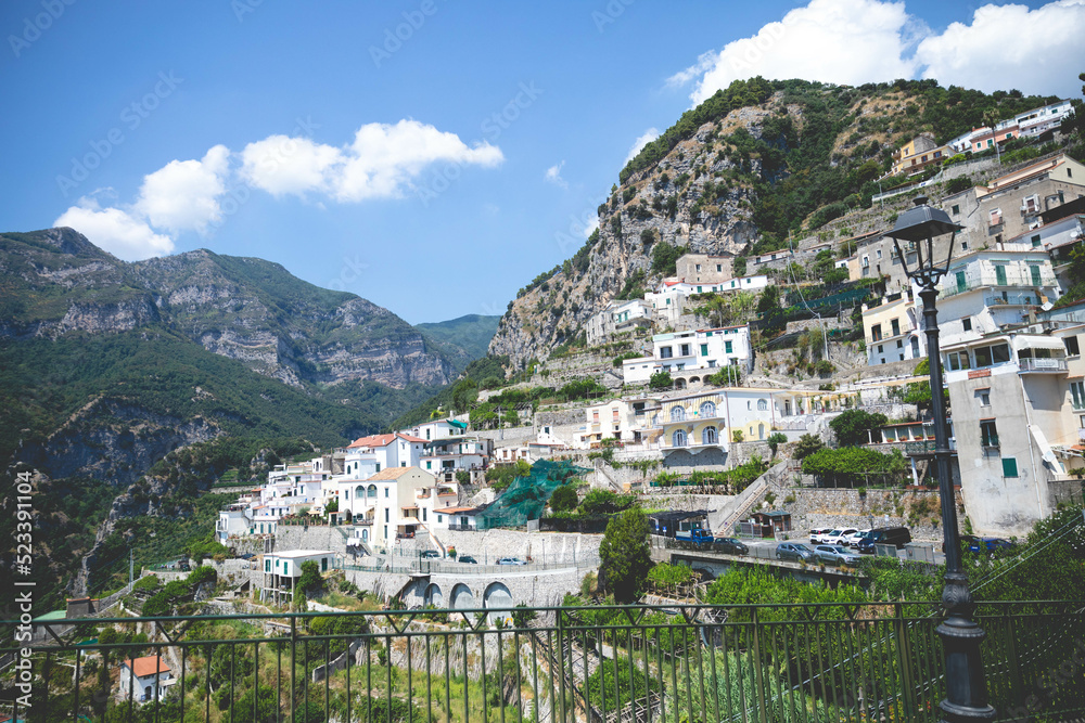 Cliffside European Town