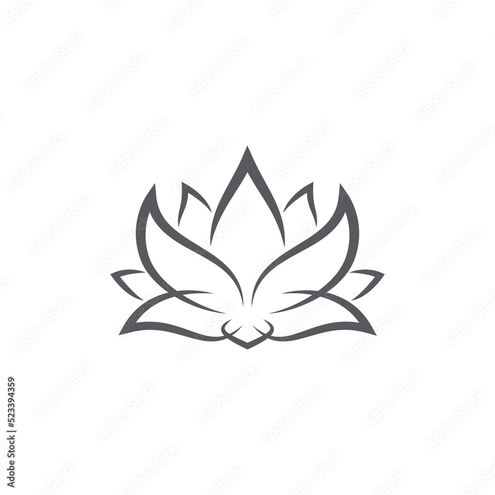 linear lotus logo templates. Vector floral linear lotus logo. Design lotus flower outline. Vector illustration. Lotus icon. linear lotus logo templates. Vector floral linear lotus logo. Design lotus flower outline. Vector illustration. Lotus icon.