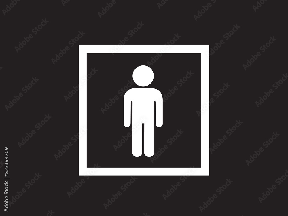 Isolation - Squared barrier is isolating person and man inside. Human stuck in the box. Frame as symbol of comfort zone Isolation - Squared barrier is isolating person and man inside. Human stuck in the box. Frame as symbol of comfort zone