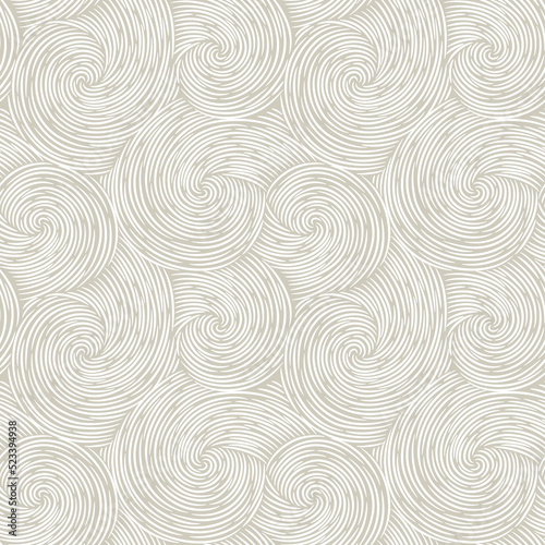 Abstract  seamless  background with  grey weves. Vector abstract pattern, monochrome