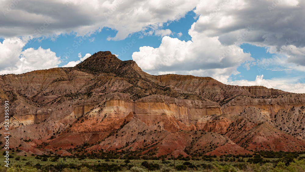 Red Rock Landscape In Northen New Mexico Near Abiquiu