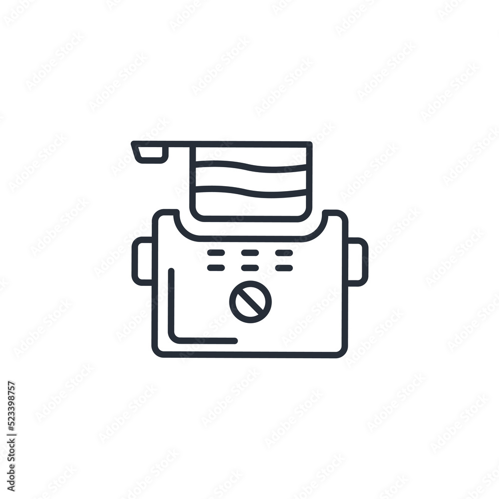 fryer icons  symbol vector elements for infographic web