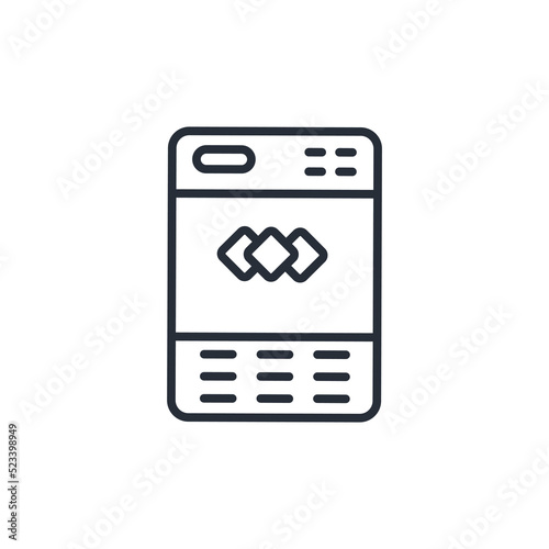 Ice maker icons  symbol vector elements for infographic web