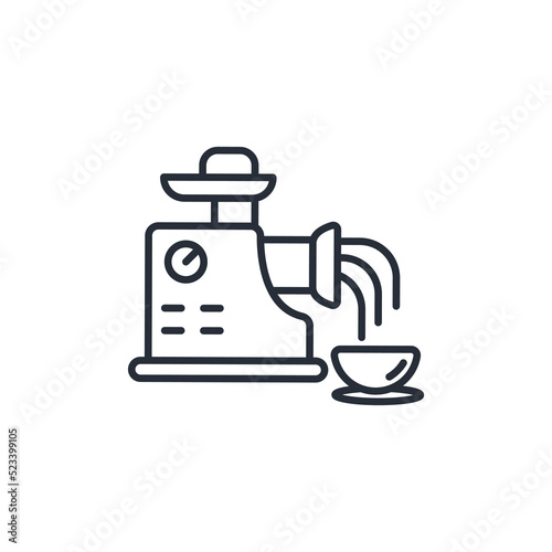 mincer icons  symbol vector elements for infographic web