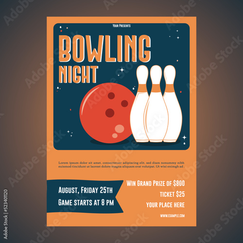 Bowling Night Flyer