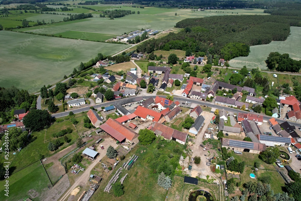 Rothstein, Dorf in der Lausitz 2022