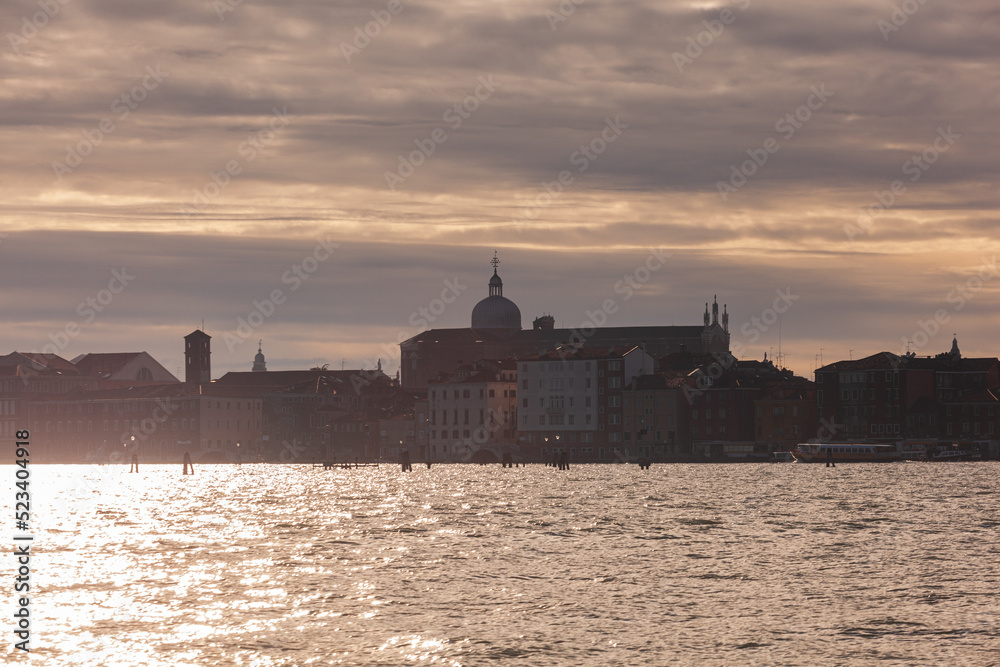 Sunlight on the Venice skyline