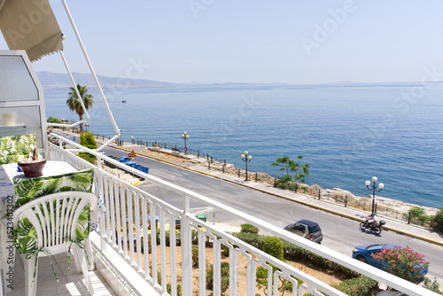 sea view apartments in greece close up © valeri