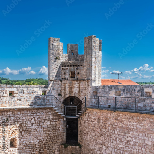 castle morosini grimani in svetvincenat, croatia photo
