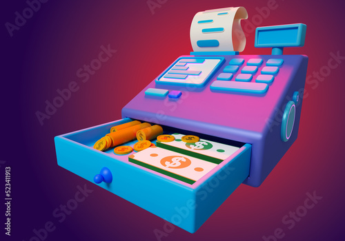 Cash machine. Cash terminal...