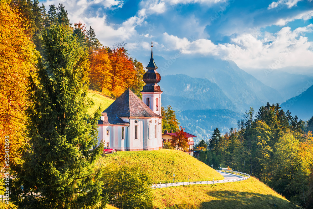 Berchtesgaden, Germany. Watzmann Mountain, Bavarian landscape.