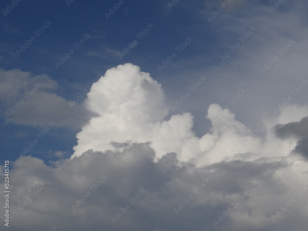 Fototapeta premium blue sky and clouds. Concept of peace and calm