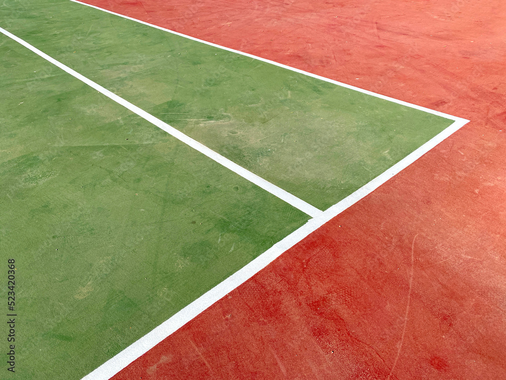 red clay tennis court lines score boundary game sports playing game courts