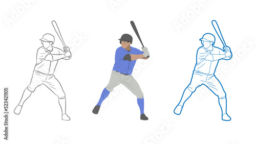 Baseball Player Hitter.