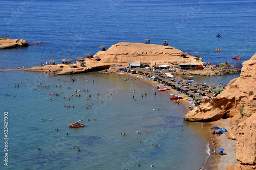 Sidi El Bachir beach in Tmadet Ras El Ma Morocco
