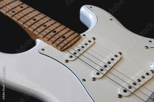 electric guitar close up 