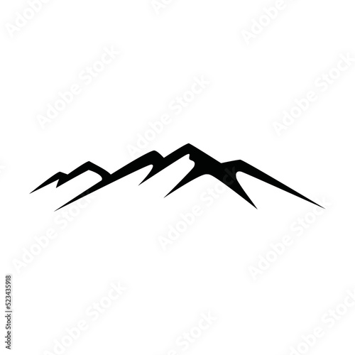 Mountain logo vector design illustration